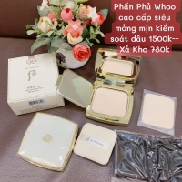 Phấn Phủ Whoo Velvet Powder Pact SPF30/PA++. siêu mỏng mịn bản mới nhất 2020