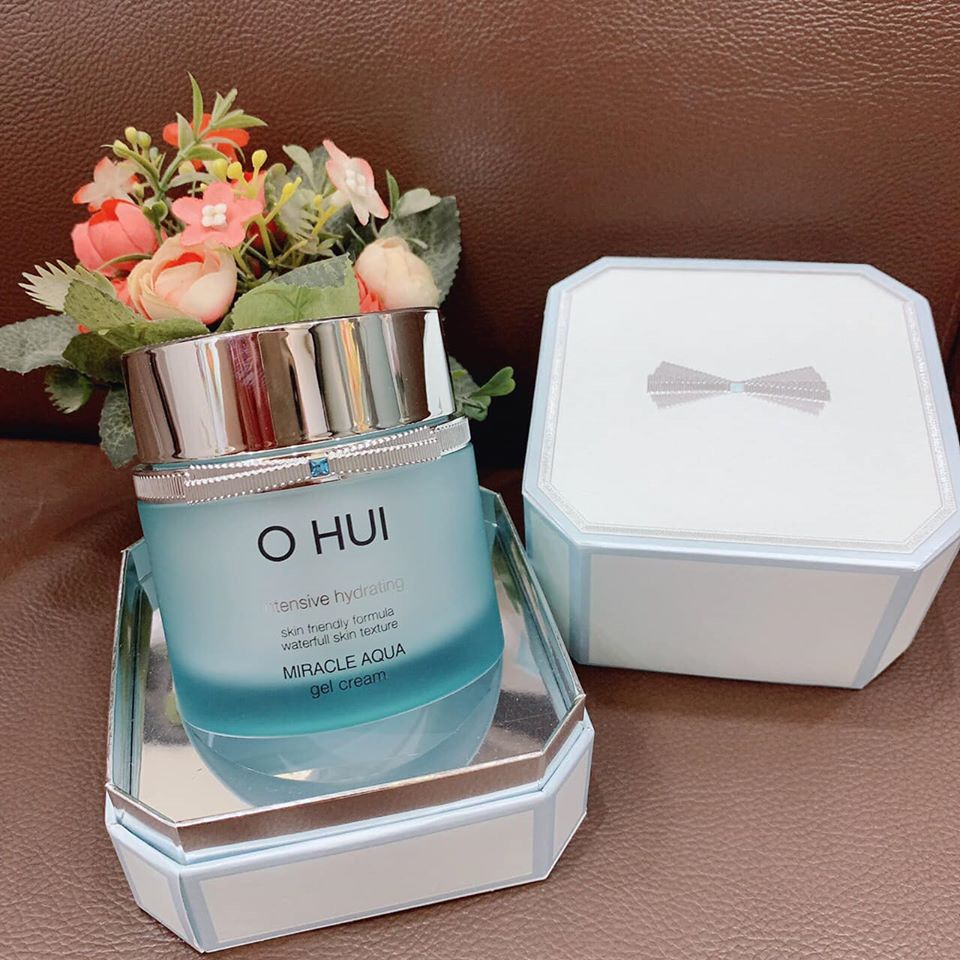 Kem Cấp nước Ohui Aqua tăng dung tích từ 50ml lên 100ml điều tiết dầu thu nhỏ lỗ chân lông giảm mụn giúp ca căng bóng