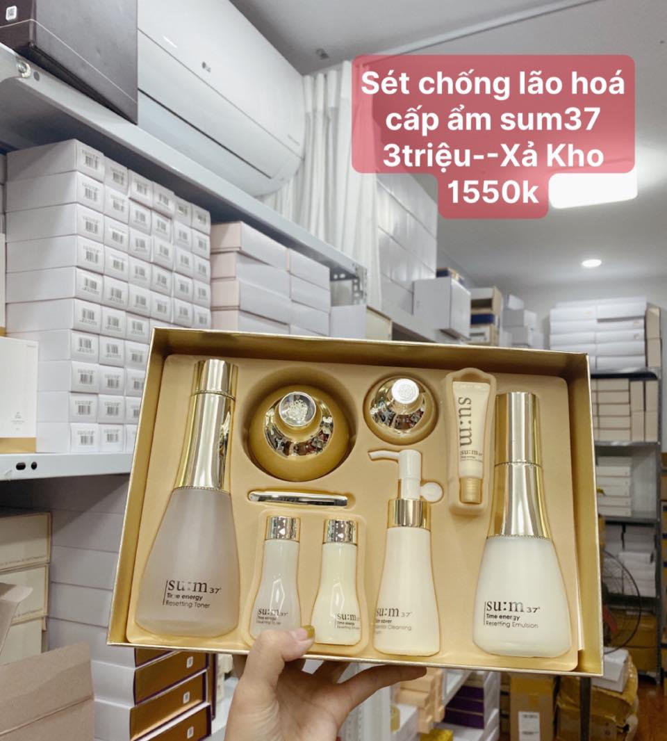 SET DƯỠNG GIÚP LÀM ĐỀU MÀU DA, CHỐNG LÃO HÓA CHO LÀN DA MỀM MỊN SUM TIME ENERGY