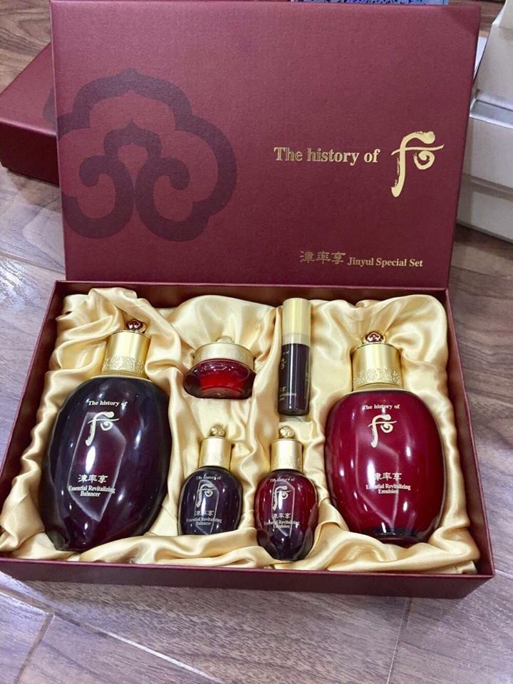 Set Whoo đỏ Jinyulhyang bổ sung tân dịch cho làn da bị lão hóa