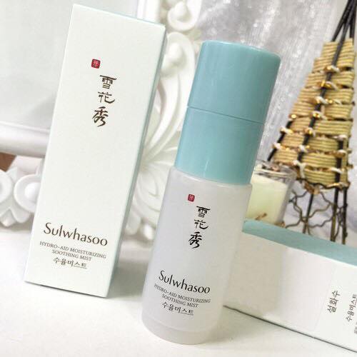 Xịt Khoáng Sulwhasoo Hydro Aid Moisturizing Lifting Mist cấp nước mát da căng sáng dịu nhẹ