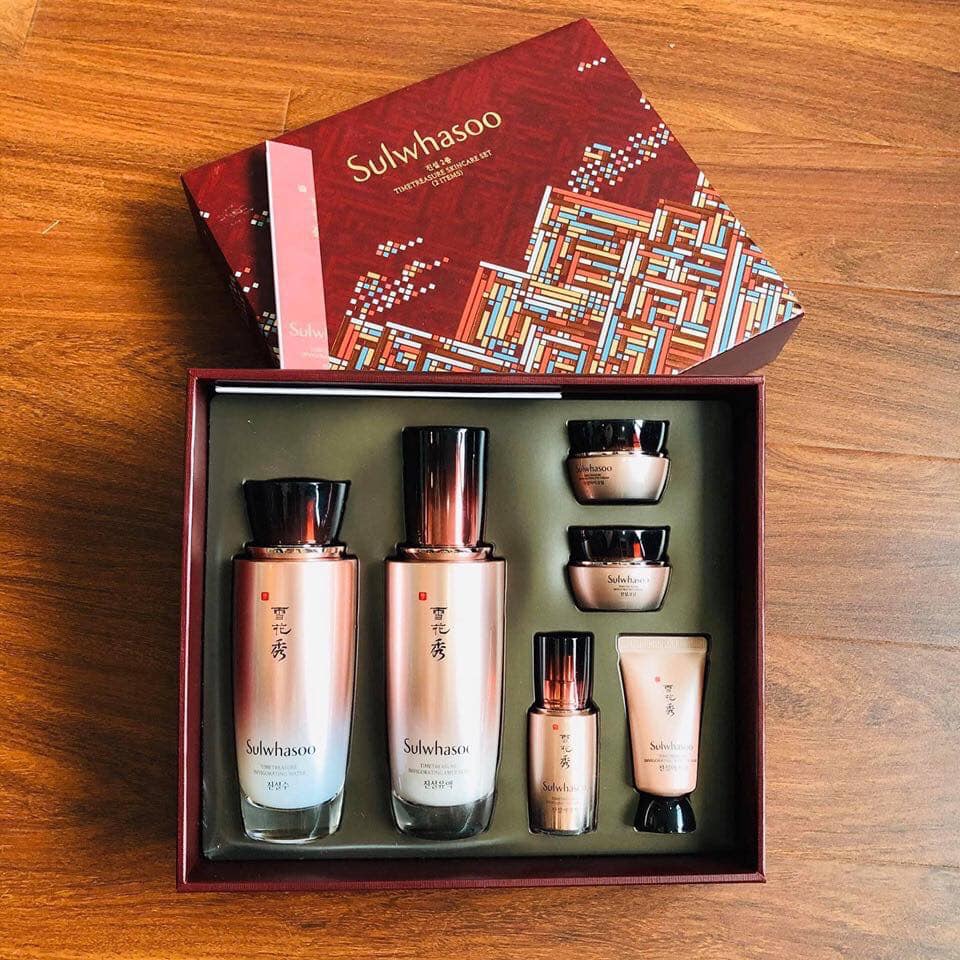 Set nưỡng sữa dưỡng thông đỏ SULWHASOO MẪU MỚI 2019 SP giải quyết mọi vấn đề về da