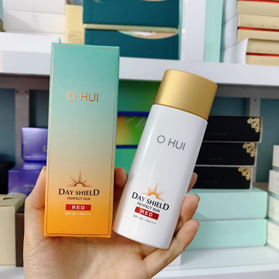 Kem chống nắng OHUI Day Shield Perfect Sun Black SPF50/PA++++ chống thấm nước CHỐNG TIA TỬ NGOẠI SÁNG DA TĂNG DUNG TÍCH 50ML LÊN 80ML